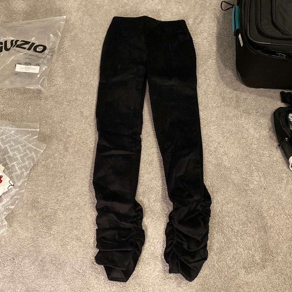 Never Worn Danielle Guizio Ruched Leggings